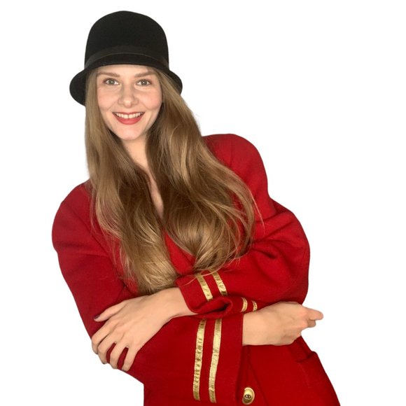 Perfect Bucket / Cloche Hat in Black. New with tags! - Picture 5 of 7